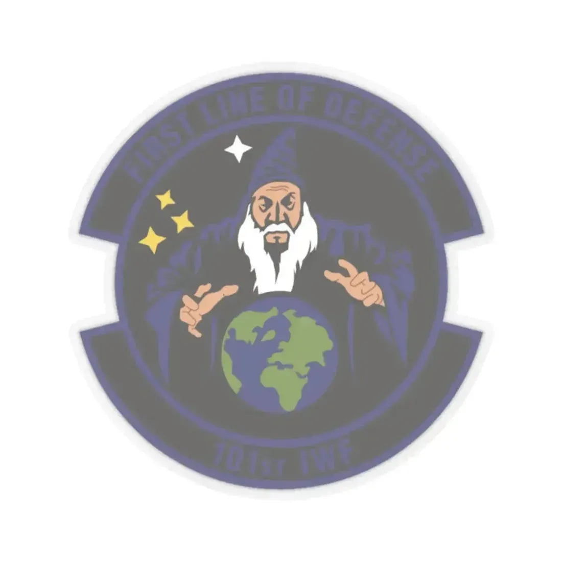 101st Information Warfare Flight (U.S. Air Force) STICKER Vinyl Kiss-Cut Decal 2 Inch Transparent - The Sticker Space