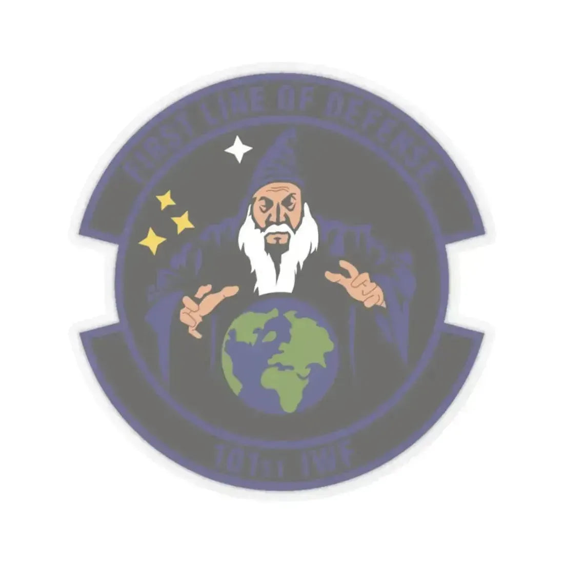 101st Information Warfare Flight (U.S. Air Force) STICKER Vinyl Kiss-Cut Decal 3 Inch Transparent - The Sticker Space