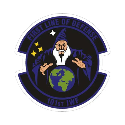 101st Information Warfare Flight (U.S. Air Force) STICKER Vinyl Kiss-Cut Decal 6 Inch White - The Sticker Space