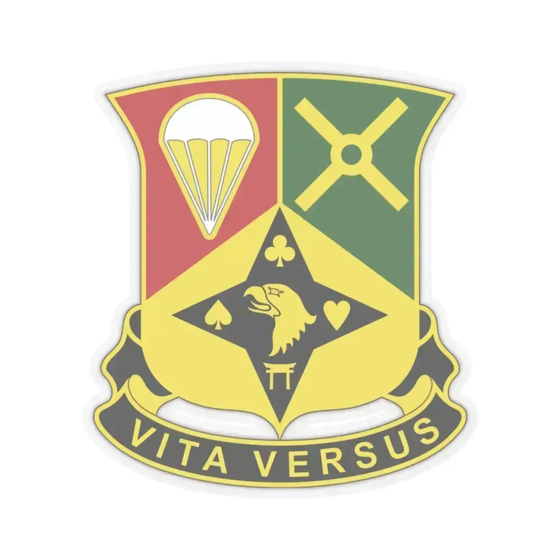 101st Sustainment Brigade 3 (U.S. Army) STICKER Vinyl Kiss-Cut Decal 6 Inch Transparent - The Sticker Space