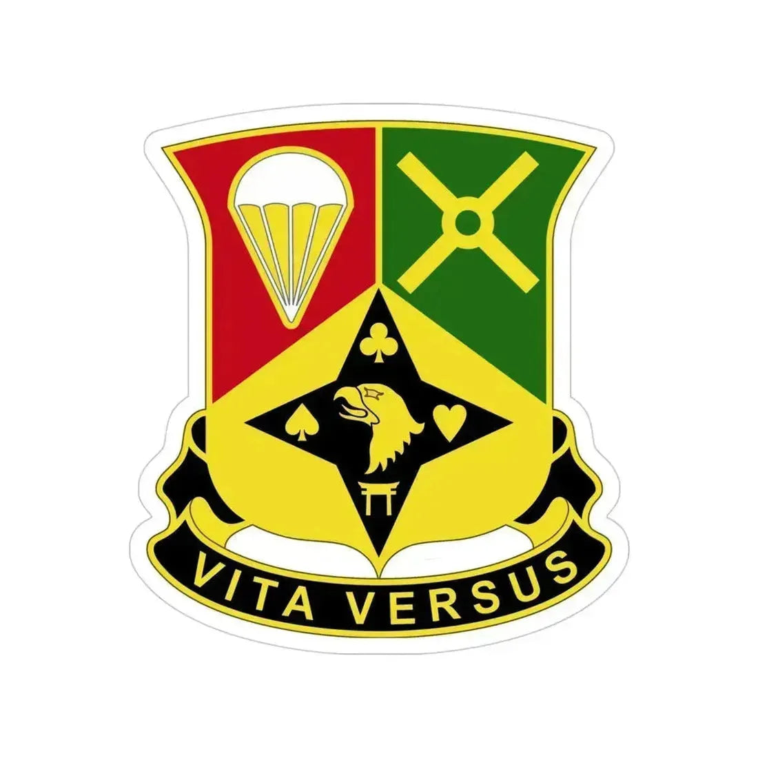 101st Sustainment Brigade 3 (U.S. Army) Transparent STICKER Die-Cut Vinyl Decal 4 Inch - The Sticker Space