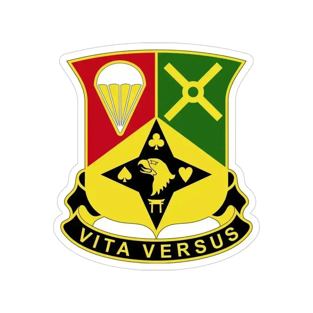 101st Sustainment Brigade 3 (U.S. Army) Transparent STICKER Die-Cut Vinyl Decal 5 Inch - The Sticker Space