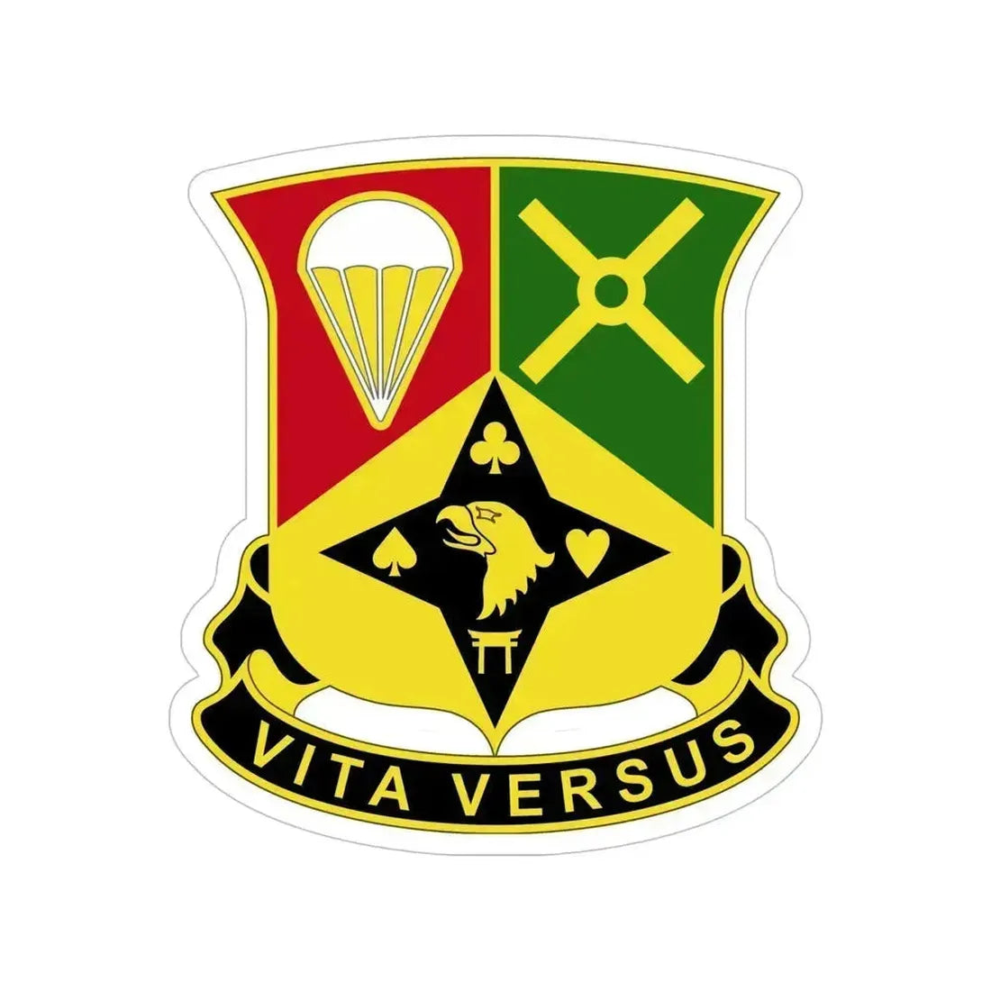 101st Sustainment Brigade 3 (U.S. Army) Transparent STICKER Die-Cut Vinyl Decal 6 Inch - The Sticker Space