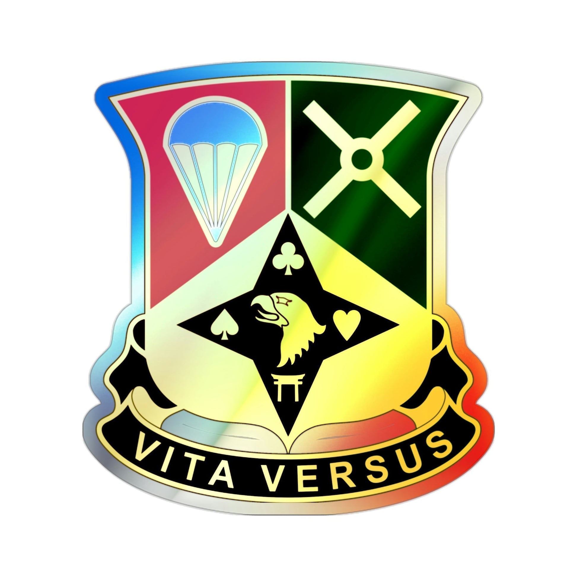 101st Sustainment Brigade v3 (U.S. Army) Holographic STICKER Die-Cut Vinyl Decal-2 Inch-The Sticker Space