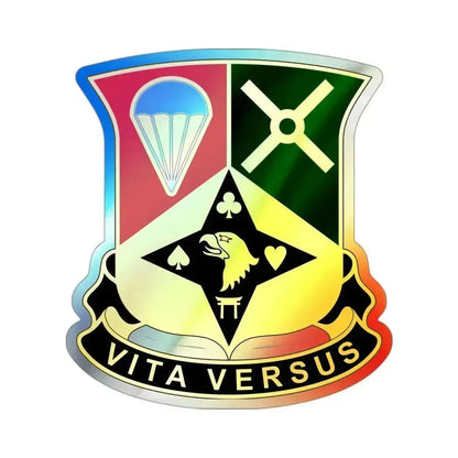 101st Sustainment Brigade v3 (U.S. Army) Holographic STICKER Die-Cut Vinyl Decal 3 Inch Holographic - The Sticker Space