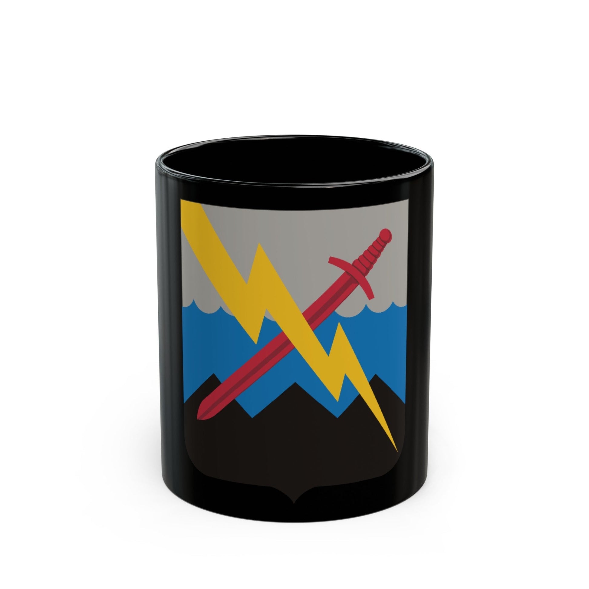 102 Military Intelligence Battalion 2 (U.S. Army) Black Coffee Mug-11oz-The Sticker Space