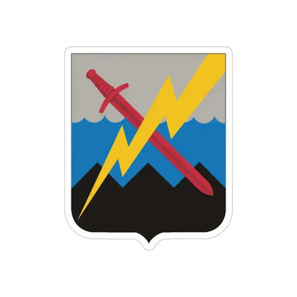 102 Military Intelligence Battalion 2 (U.S. Army) REVERSE PRINT Transparent Die-Cut STICKER - The Sticker Space