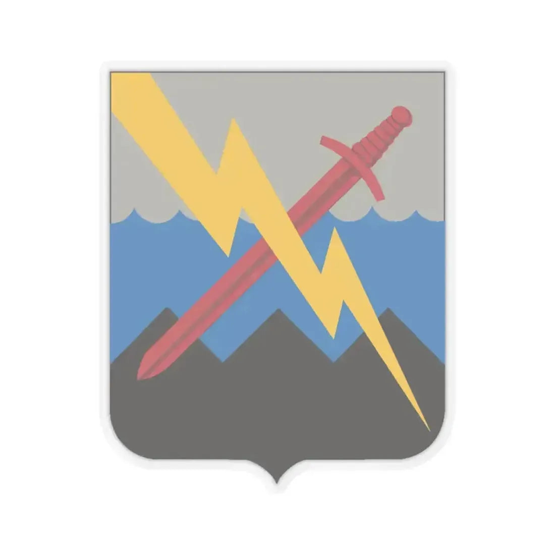 102 Military Intelligence Battalion 2 (U.S. Army) STICKER Vinyl Kiss-Cut Decal 4 Inch Transparent - The Sticker Space