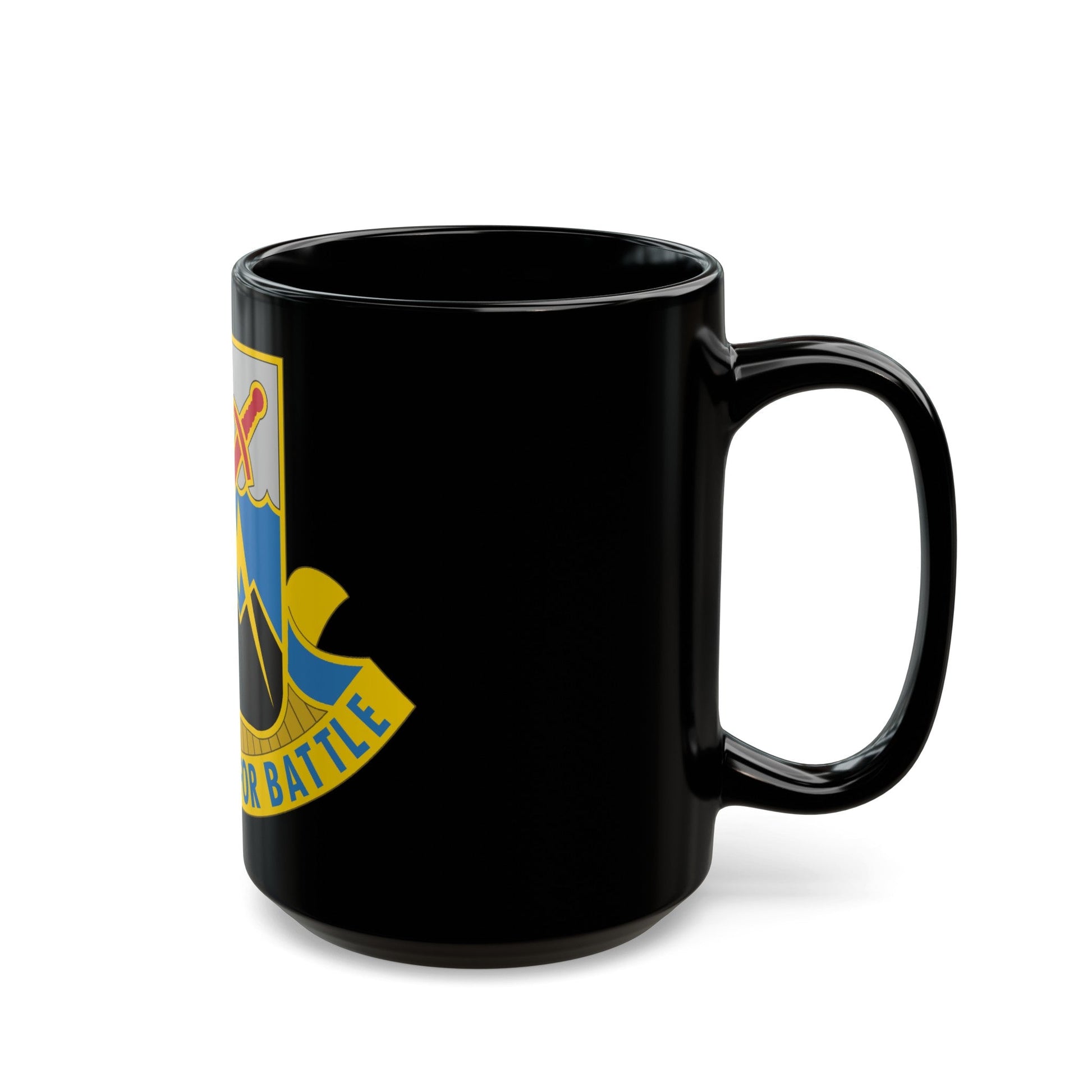 102 Military Intelligence Battalion (U.S. Army) Black Coffee Mug-The Sticker Space