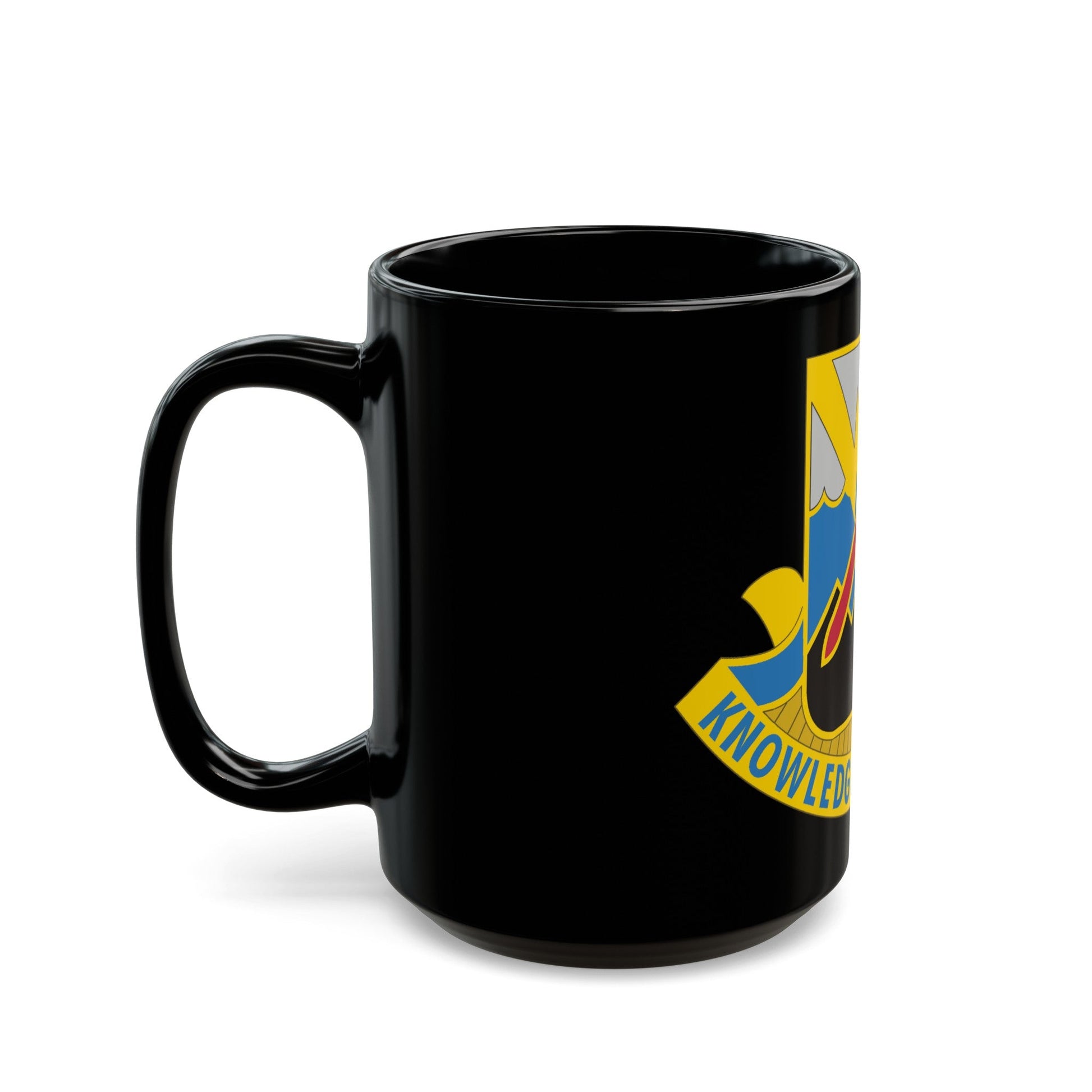 102 Military Intelligence Battalion (U.S. Army) Black Coffee Mug-The Sticker Space