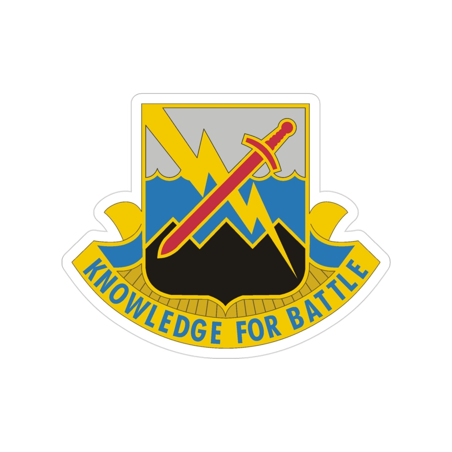 102 Military Intelligence Battalion (U.S. Army) Transparent STICKER Die-Cut Vinyl Decal-3 Inch-The Sticker Space