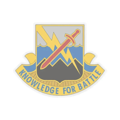 102 Military Intelligence Battalion (U.S. Army) STICKER Vinyl Kiss-Cut Decal 2 Inch Transparent - The Sticker Space