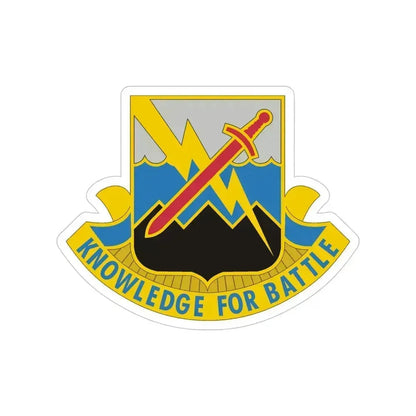102 Military Intelligence Battalion (U.S. Army) Transparent STICKER Die-Cut Vinyl Decal 5 Inch - The Sticker Space