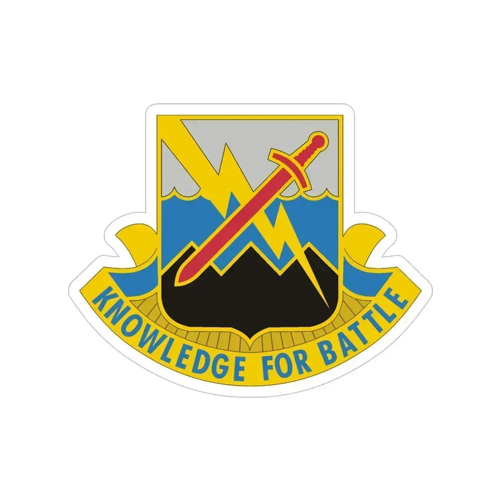 102 Military Intelligence Battalion (U.S. Army) Transparent STICKER Die-Cut Vinyl Decal 6 Inch - The Sticker Space