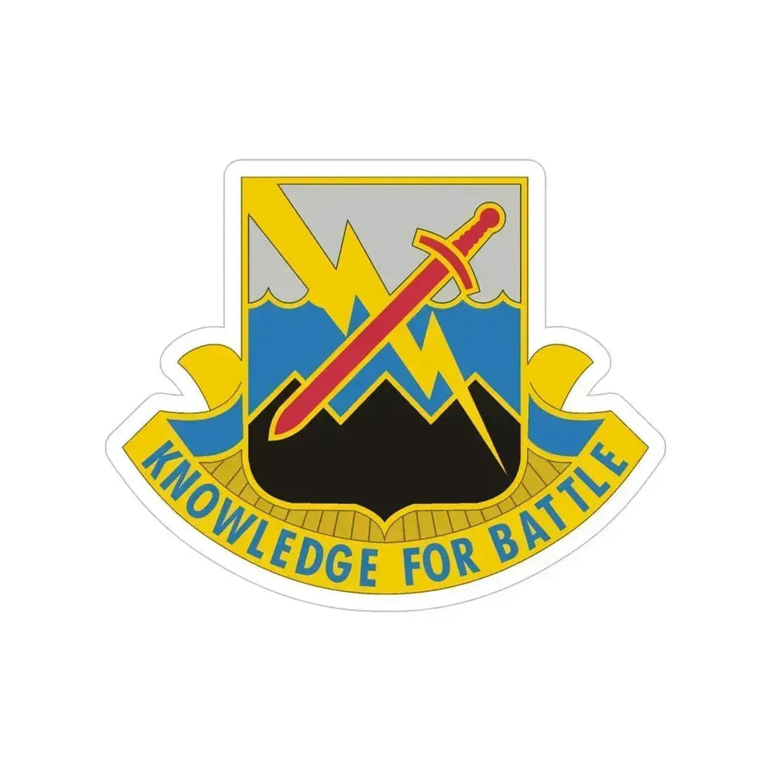 102 Military Intelligence Battalion (U.S. Army) Transparent STICKER Die-Cut Vinyl Decal - The Sticker Space