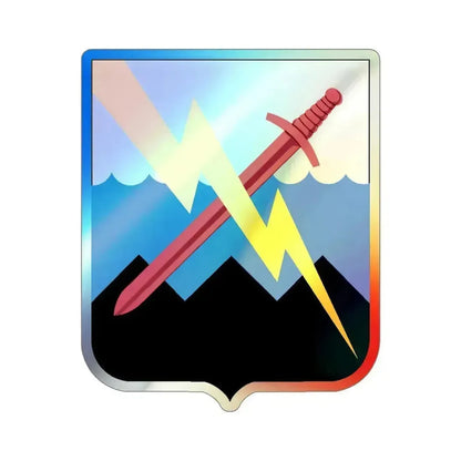 102 Military Intelligence Battalion v2 (U.S. Army) Holographic STICKER Die-Cut Vinyl Decal 6 Inch Holographic - The Sticker Space