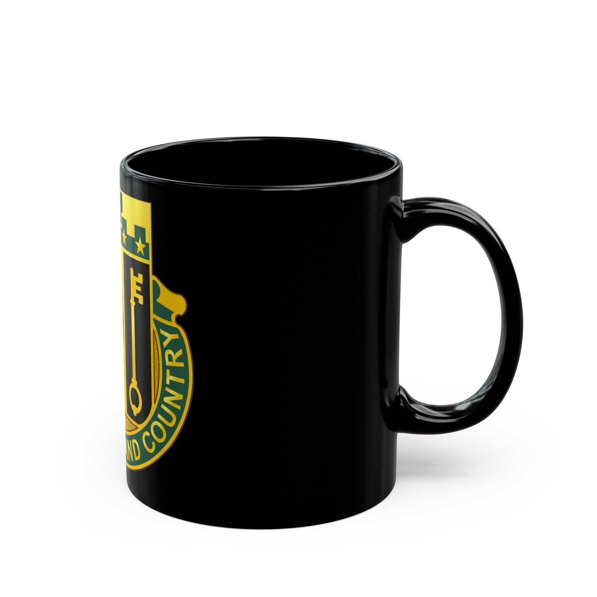 102 Military Police Battalion (U.S. Army) Black Coffee Mug-The Sticker Space