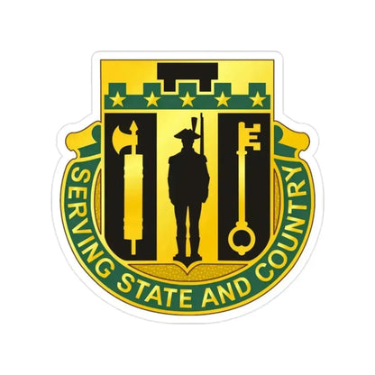 102 Military Police Battalion (U.S. Army) Transparent STICKER Die-Cut Vinyl Decal - The Sticker Space