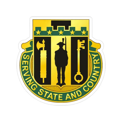 102 Military Police Battalion (U.S. Army) Transparent STICKER Die-Cut Vinyl Decal - The Sticker Space