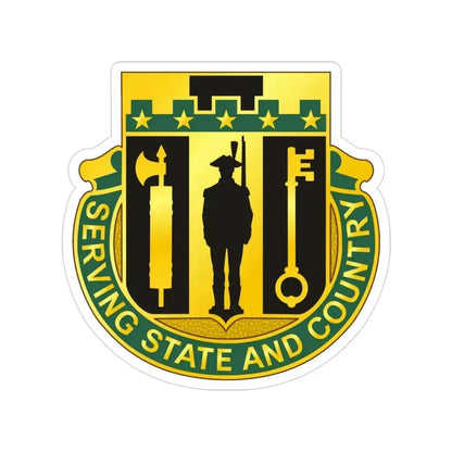 102 Military Police Battalion (U.S. Army) Transparent STICKER Die-Cut Vinyl Decal - The Sticker Space