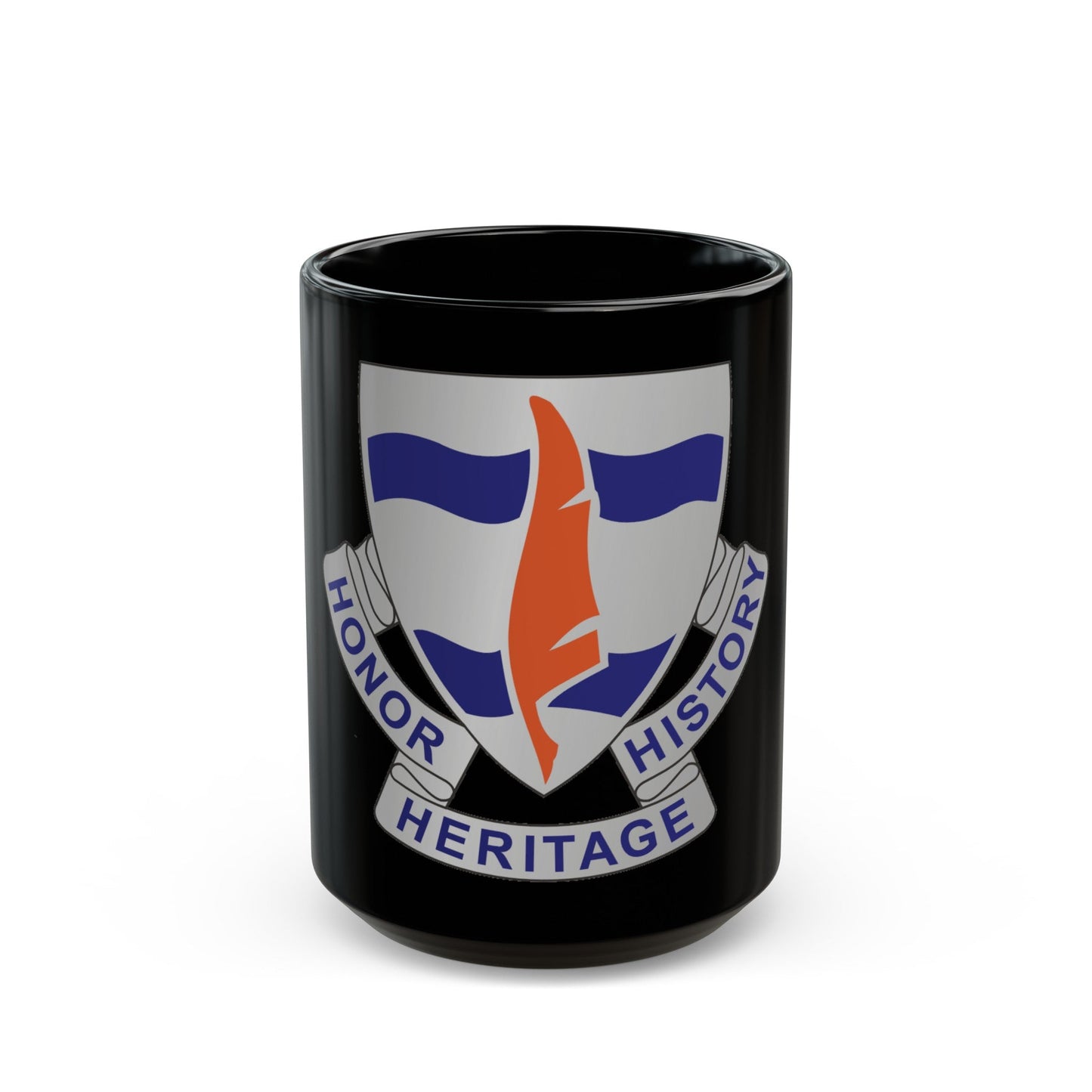 102 Signal Battalion (U.S. Army) Black Coffee Mug-15oz-The Sticker Space