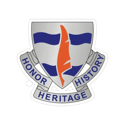 102 Signal Battalion (U.S. Army) Transparent STICKER Die-Cut Vinyl Decal 3 Inch - The Sticker Space