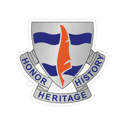 102 Signal Battalion (U.S. Army) Transparent STICKER Die-Cut Vinyl Decal 4 Inch - The Sticker Space