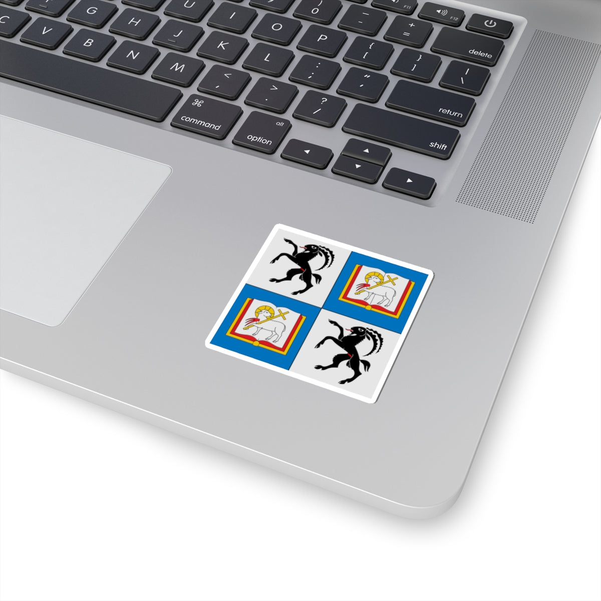Flag of Vitus Huonder (Switzerland) STICKER Vinyl Kiss-Cut Decal