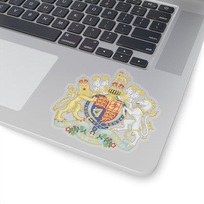 Coat of arms of the United Kingdom (1901-1952) - STICKER Vinyl Kiss-Cut Decal