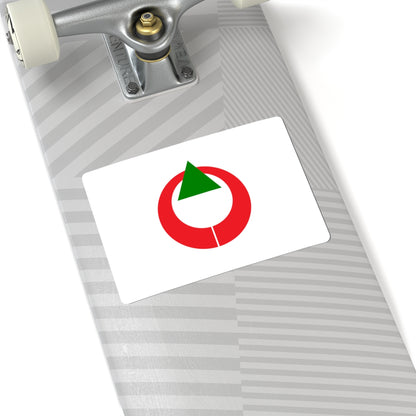 Flag of Shihoro Hokkaido (Japan) STICKER Vinyl Kiss-Cut Decal