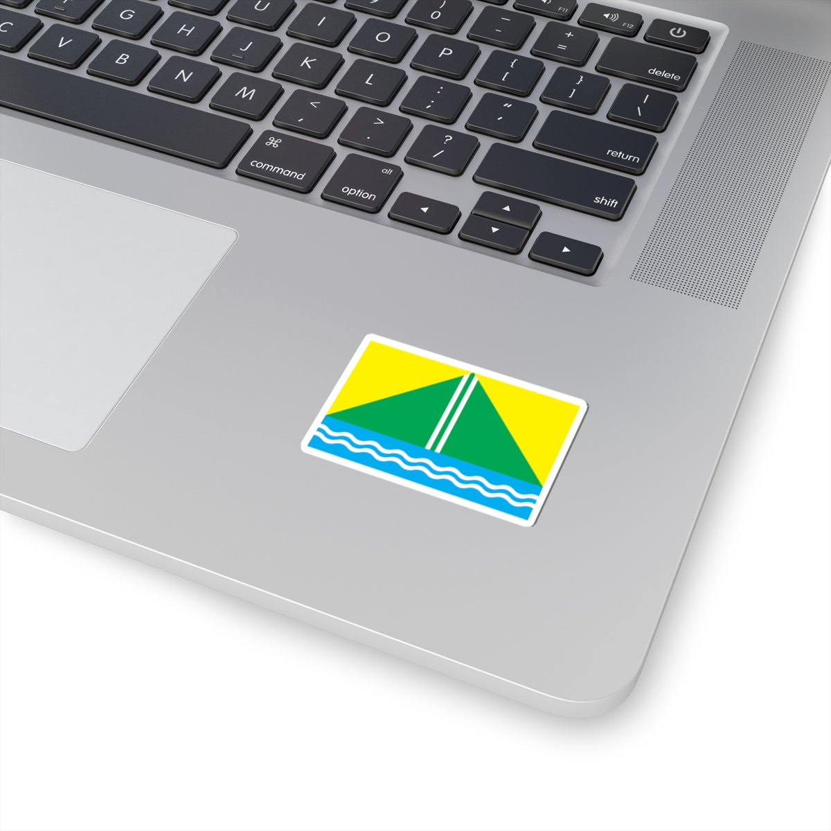 Flag of Nazyvaevsky rayon Omsk oblast (Russia) STICKER Vinyl Kiss-Cut Decal