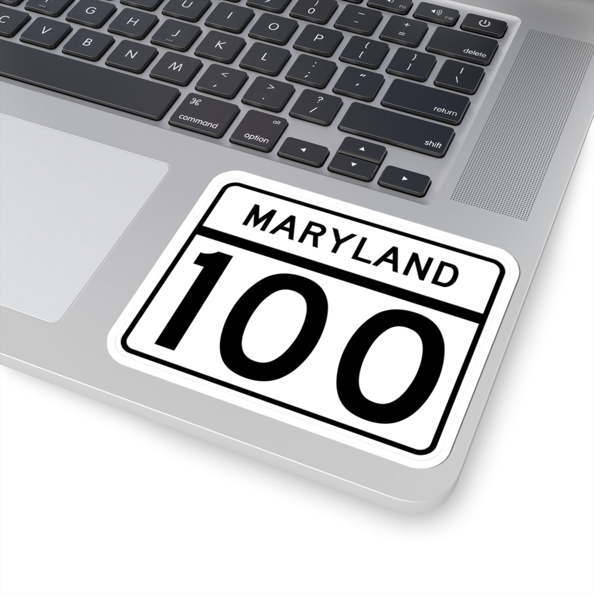 MD Route 100 (Maryland) (Road Sign) STICKER Vinyl Kiss-Cut Decal