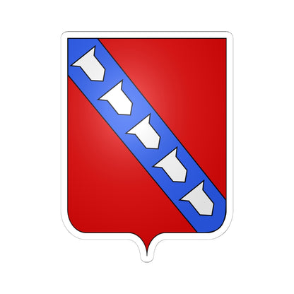 Armes de la famille de la Barre dErquelinnes (Belgium) (Coat of Arms) STICKER Vinyl Kiss-Cut Decal