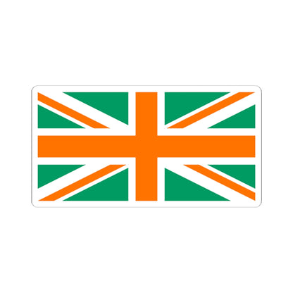 Hibernian Flag of the United Kingdom (United Kingdom) STICKER Vinyl Kiss-Cut Decal