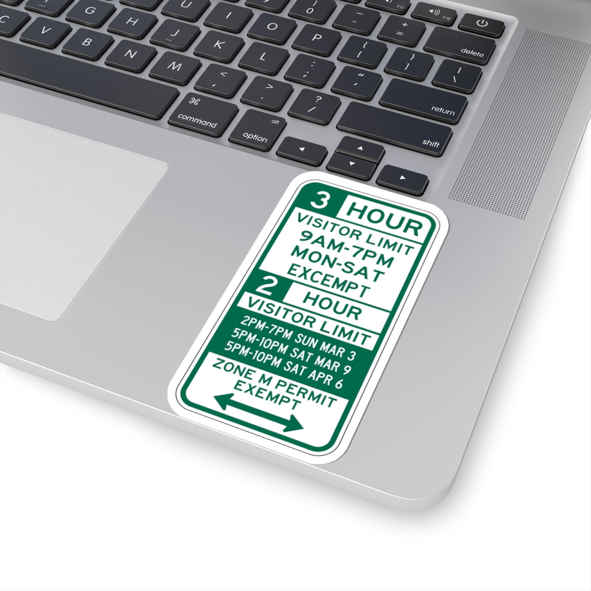 PBOT Road sign P4432D (Oregon) (Road Sign) STICKER Vinyl Kiss-Cut Decal