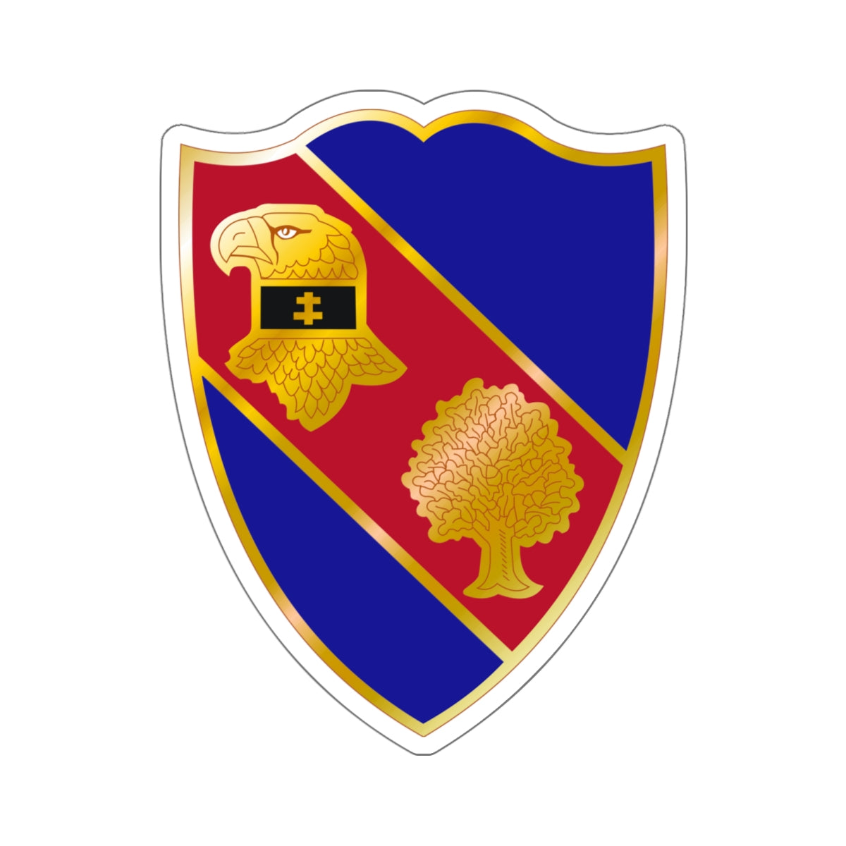 354th Infantry Regiment (U.S. Army) STICKER Vinyl Kiss-Cut Decal-6 Inch-White-The Sticker Space