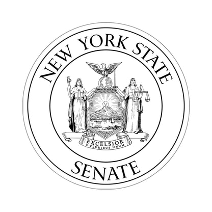 Seal of the New York State Senate - STICKER Vinyl Kiss-Cut Decal