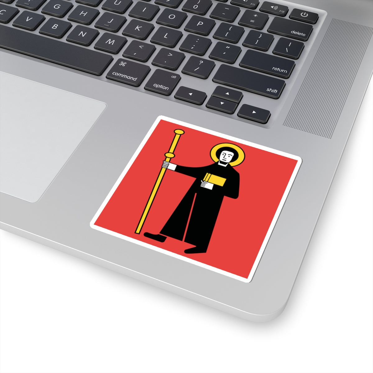 Flag of Canton of Glarus (Switzerland) STICKER Vinyl Kiss-Cut Decal