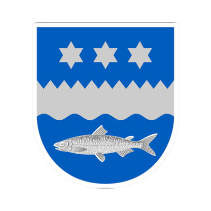 Siikajoki.vaakuna.2007 (Finland) (Coat of Arms) STICKER Vinyl Kiss-Cut Decal