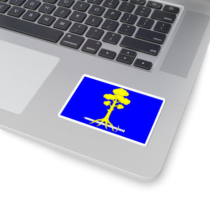 Flag Sertolovo Leningrad oblast (Russia) STICKER Vinyl Kiss-Cut Decal