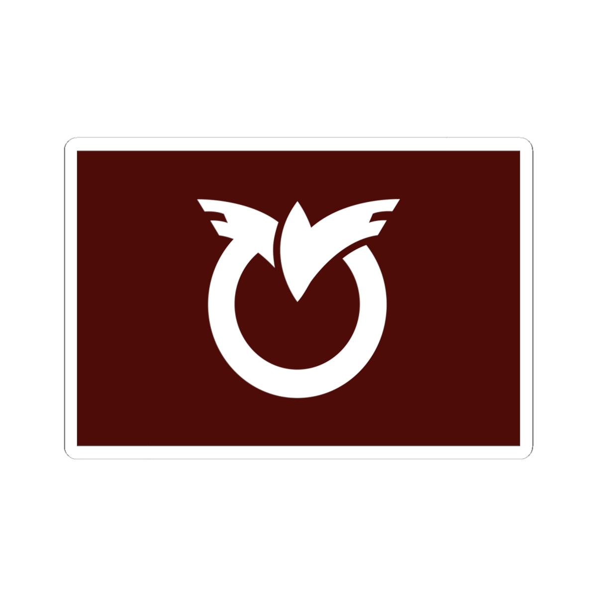 Flag of Reihoku Kumamoto (Japan) STICKER Vinyl Kiss-Cut Decal