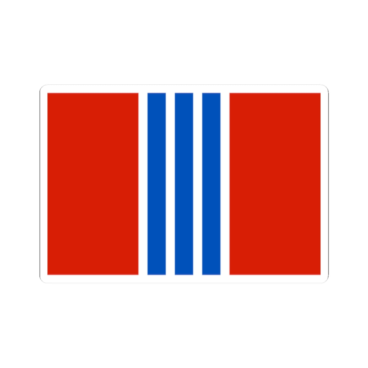 Flag of Rudnyansky rayon Volgograd oblast (Russia) STICKER Vinyl Kiss-Cut Decal
