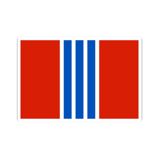 Flag of Rudnyansky rayon Volgograd oblast (Russia) STICKER Vinyl Kiss-Cut Decal
