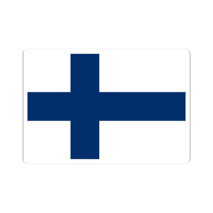 Flag of Finland 3-2 (Finland) STICKER Vinyl Kiss-Cut Decal