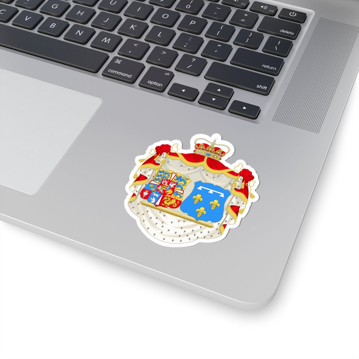 Armoiries de Marie dOrléans princesse de Danemark (Denmark) (Coat of Arms) STICKER Vinyl Kiss-Cut Decal