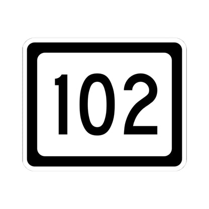 WV-102 (Virginia) (Road Sign) STICKER Vinyl Kiss-Cut Decal