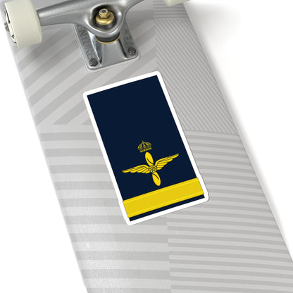 OF 1 Fänrik FV hylsa (Sweden) (Military Rank) STICKER Vinyl Kiss-Cut Decal