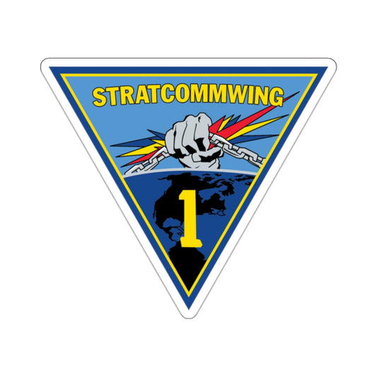 STRATCOMMWING 1 (U.S. Navy) STICKER Vinyl Kiss-Cut Decal