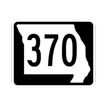 MO-370 (Missouri) (Road Sign) STICKER Vinyl Kiss-Cut Decal