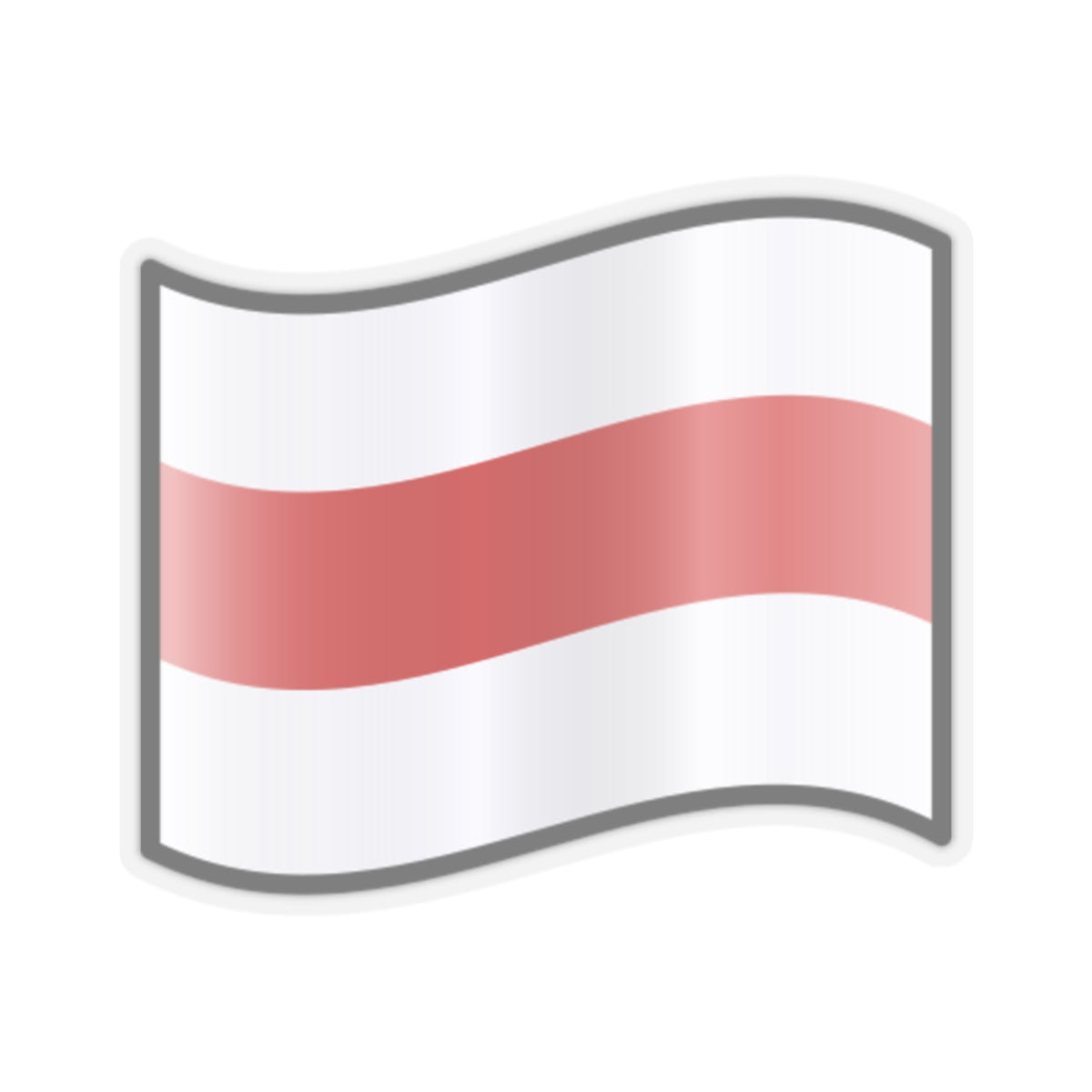 Nuvola Belarus flag 1991 (Belarus) STICKER Vinyl Kiss-Cut Decal